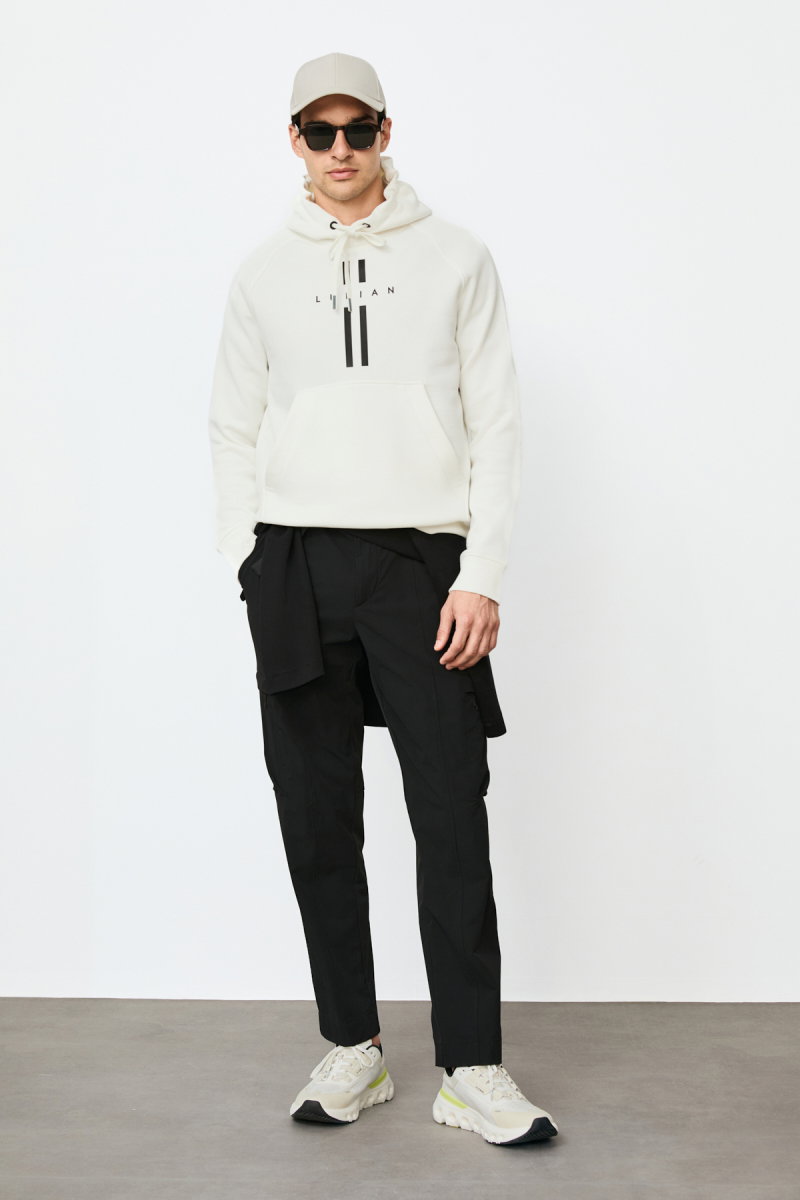 Lufian Erkek Decland Sweatshirt Kırık Beyaz - 2