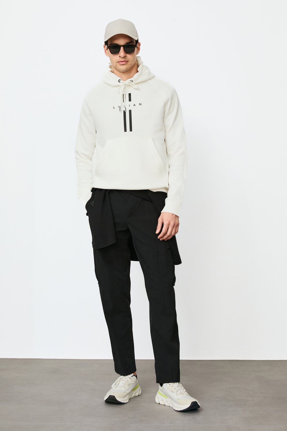 Lufian Erkek Decland Sweatshirt Kırık Beyaz - 2