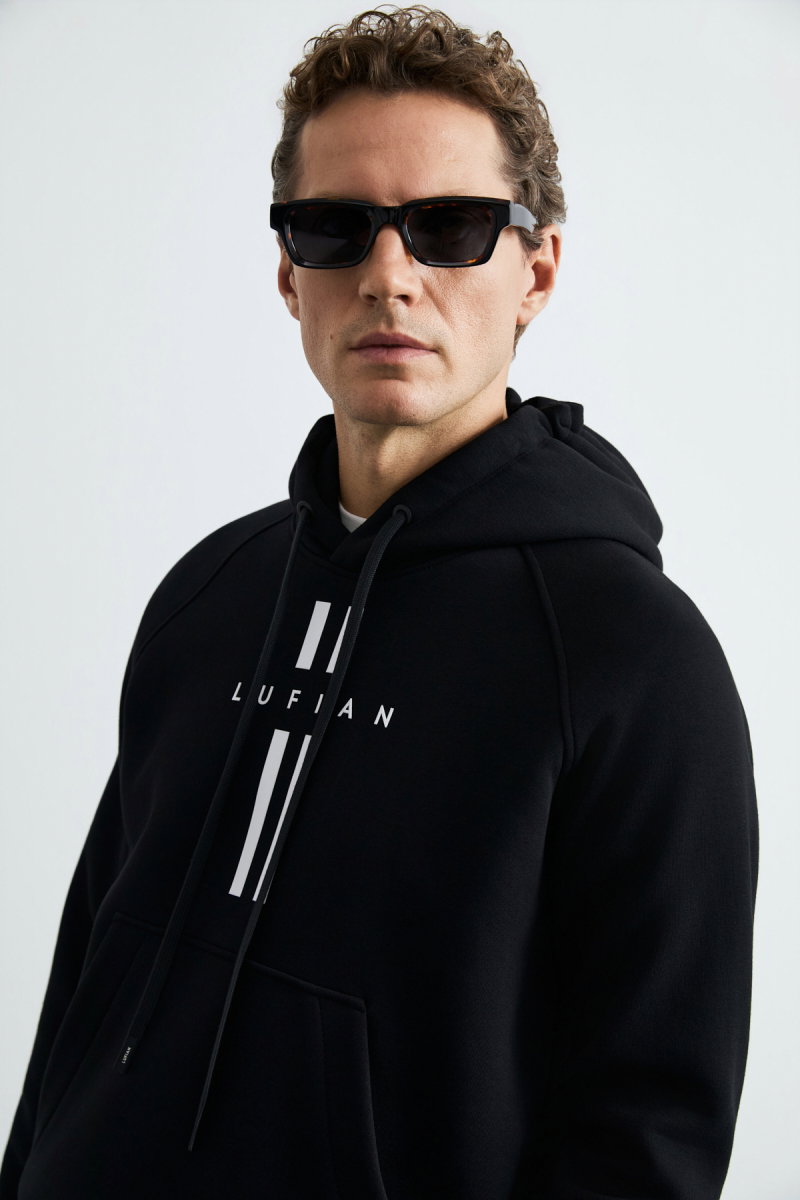 Lufian Erkek Decland Sweatshirt Siyah - 2