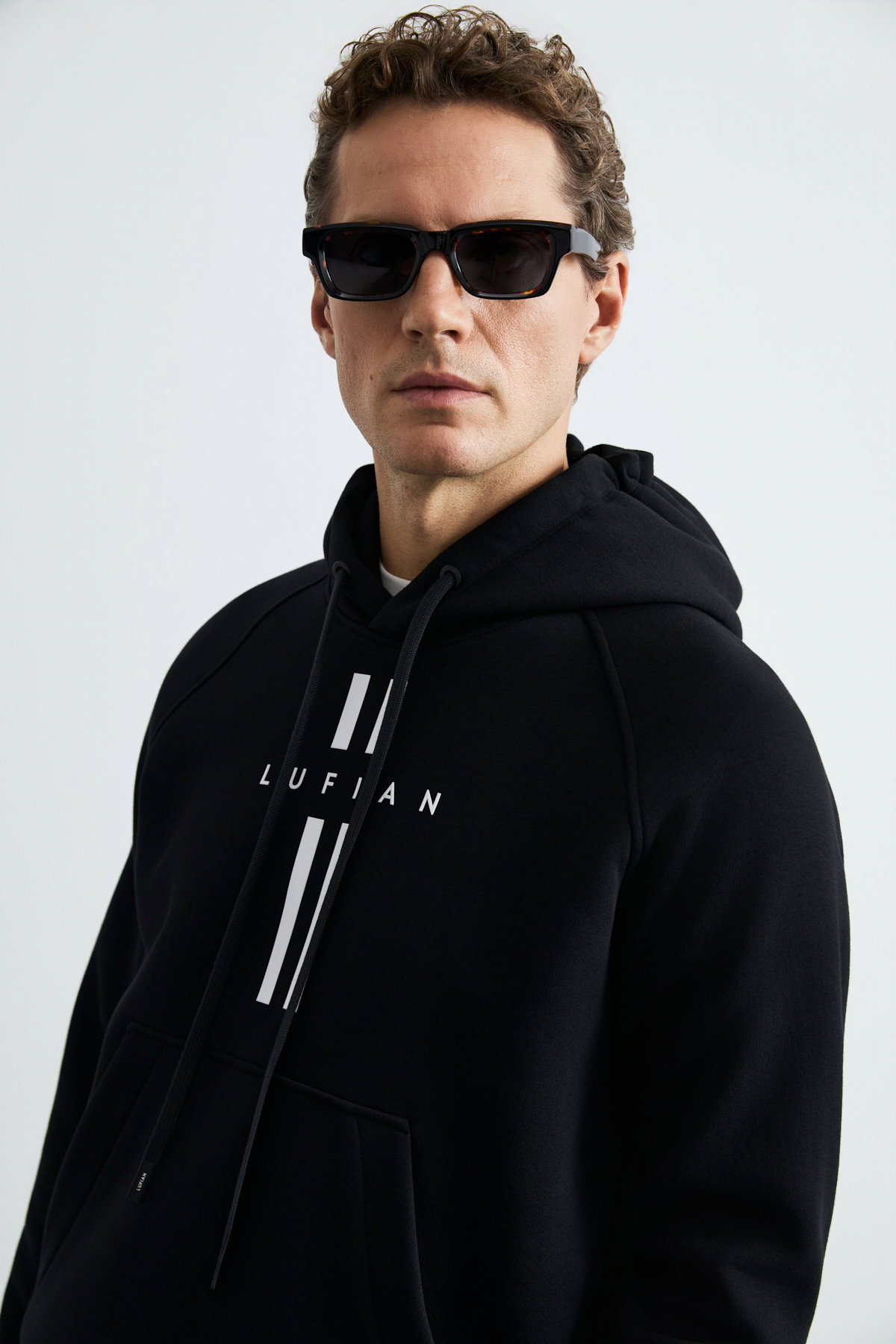 Lufian Erkek Decland Sweatshirt Siyah - 2