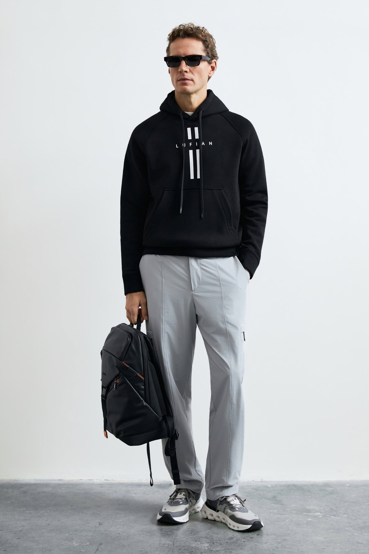 Lufian Erkek Decland Sweatshirt Siyah - 3