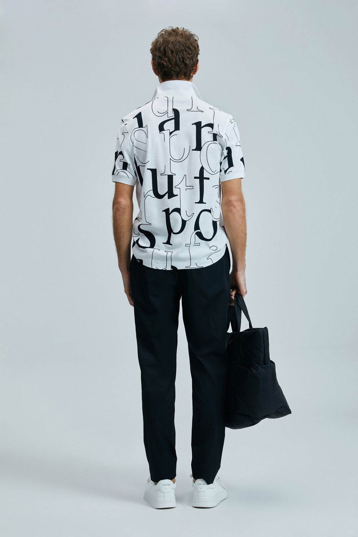 Lufian Erkek Dıamond Smart Polo T-Shirt 111040219 Beyaz - 4