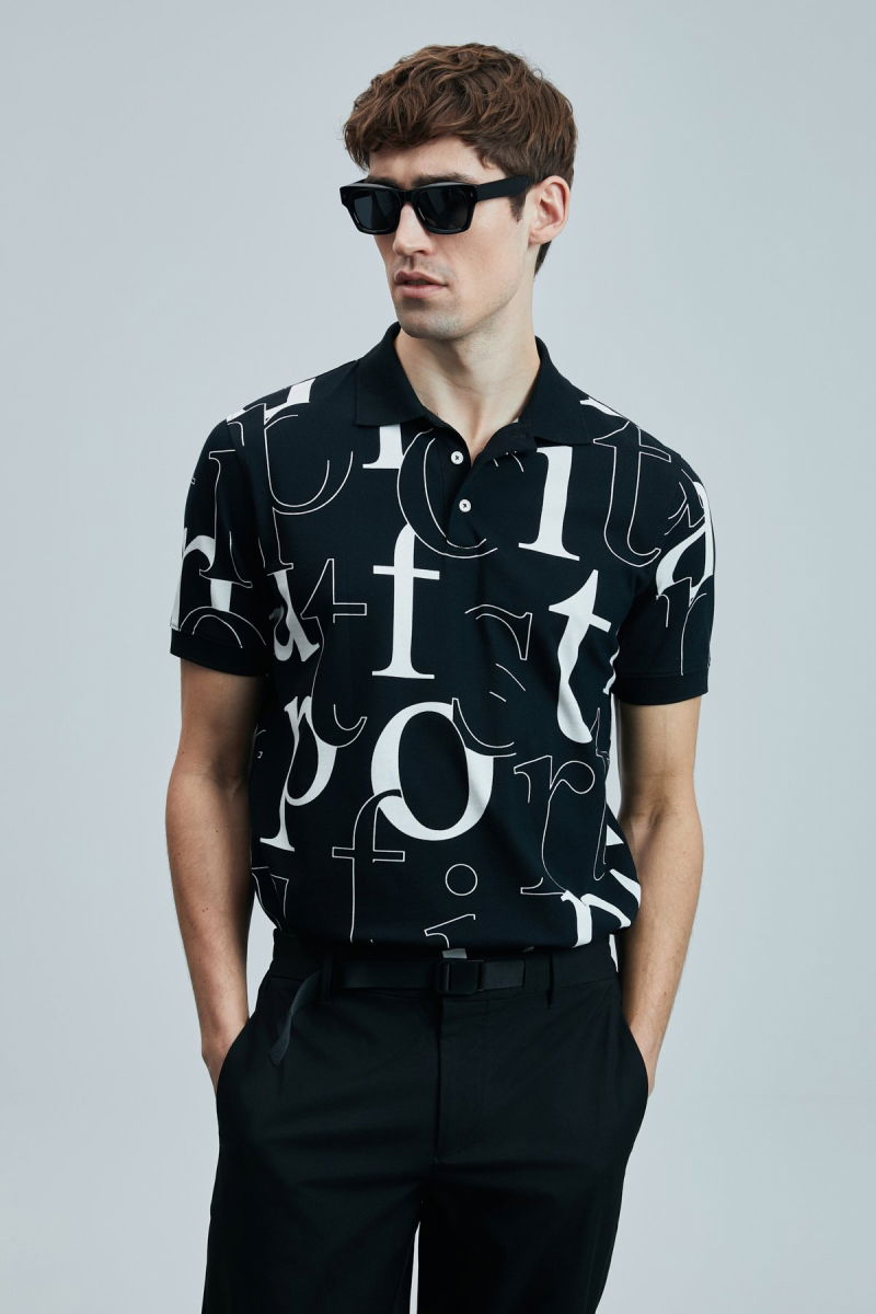 Lufian Erkek Dıamond Smart Polo T-Shirt 111040219 Siyah 