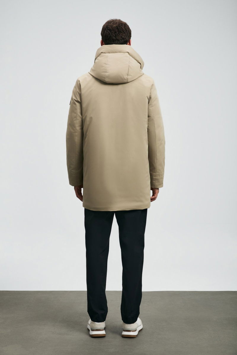 Lufian Erkek Donald Kaz Tüyü Mont 112120257 Bej - 5