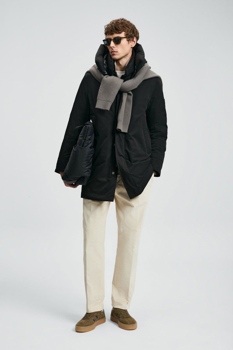 Lufian Erkek Donald Kaz Tüyü Mont 112120257 Siyah - Lufian