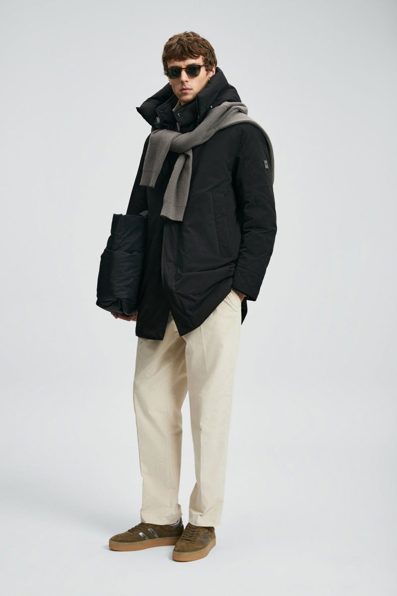 Lufian Erkek Donald Kaz Tüyü Mont 112120257 Siyah - 2