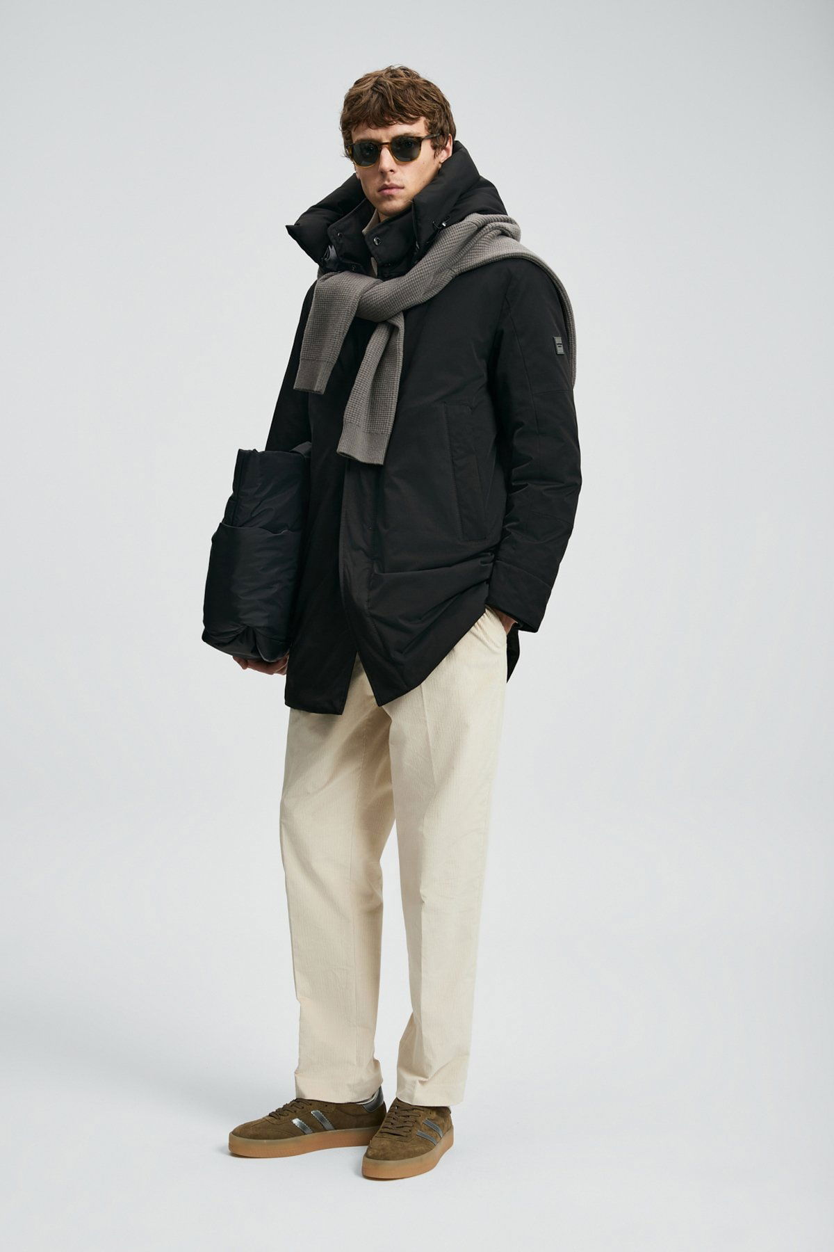 Lufian Erkek Donald Kaz Tüyü Mont 112120257 Siyah - 2