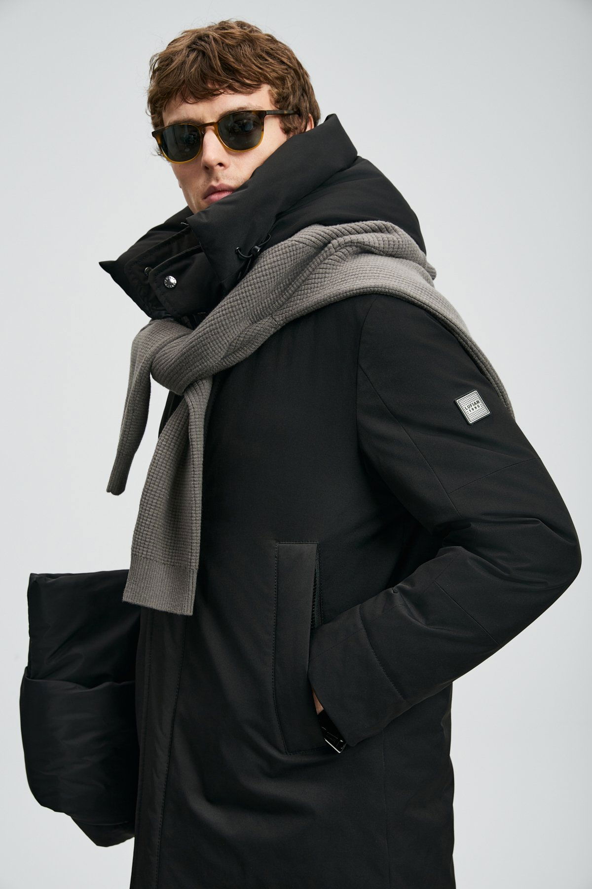 Lufian Erkek Donald Kaz Tüyü Mont 112120257 Siyah - 3