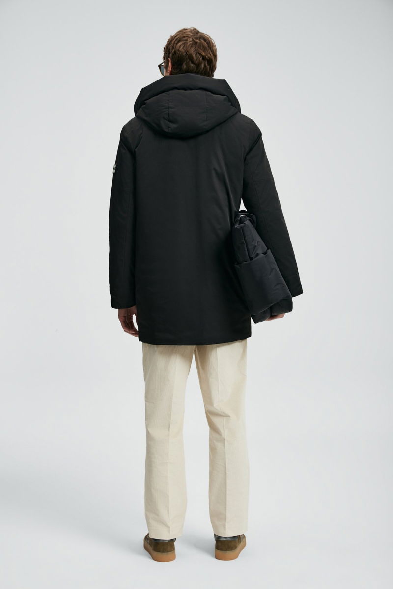 Lufian Erkek Donald Kaz Tüyü Mont 112120257 Siyah - 4