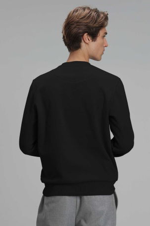 Lufian Erkek Donovan Sweatshirt 627112030078 Siyah - 6