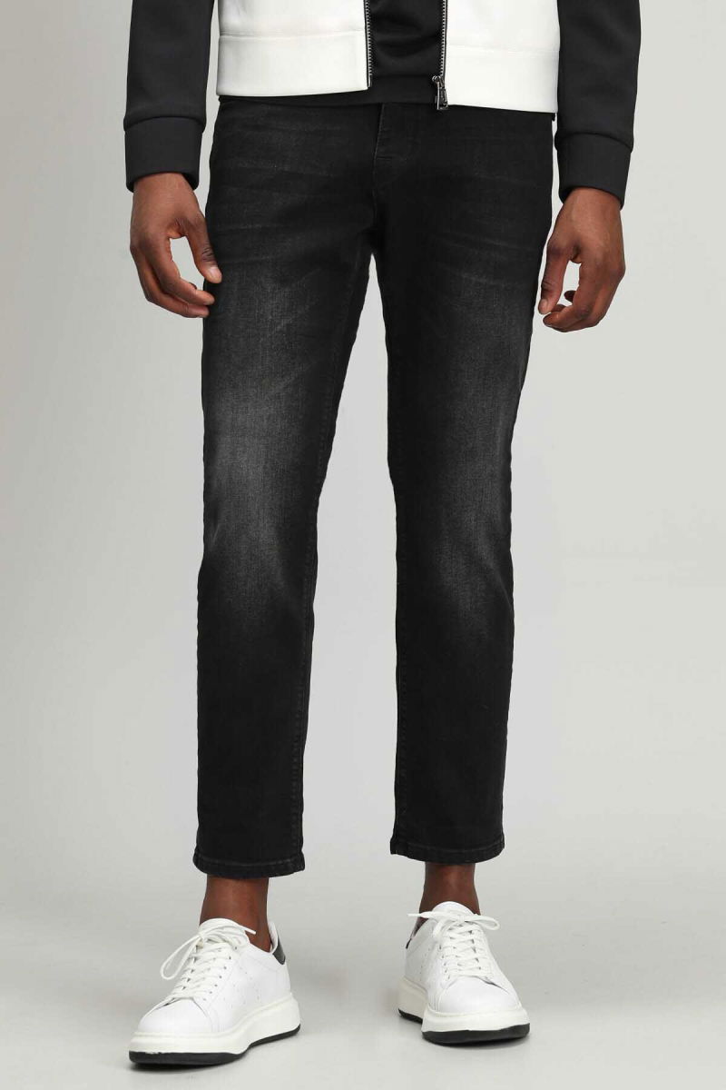 Lufian Erkek Dubed Smart Slim Fit Jean Pantolon 627111200085 Antrasit - 2