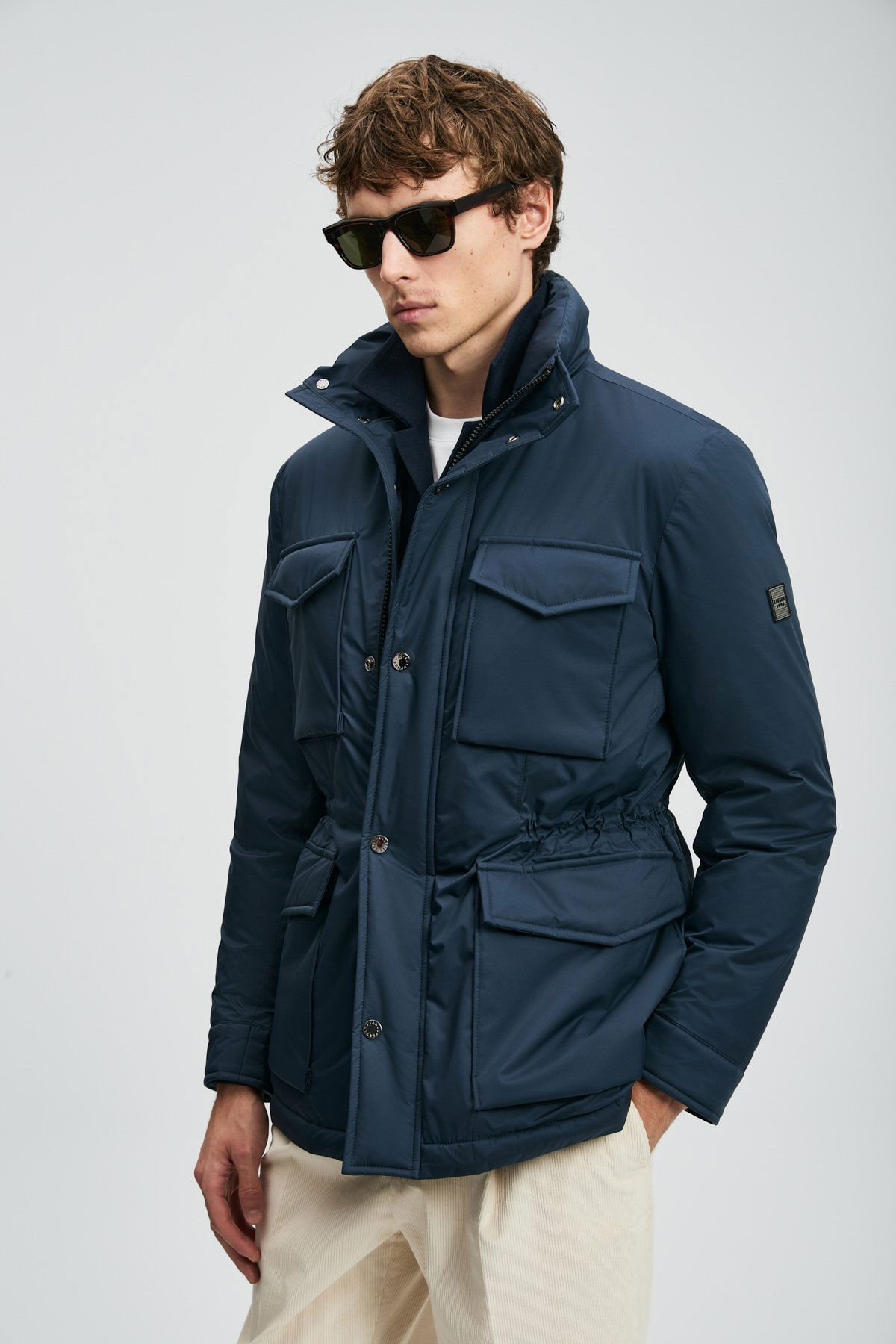 Lufian Erkek Edgar Kaz Tüyü Mont 112120254 Lacivert - 3