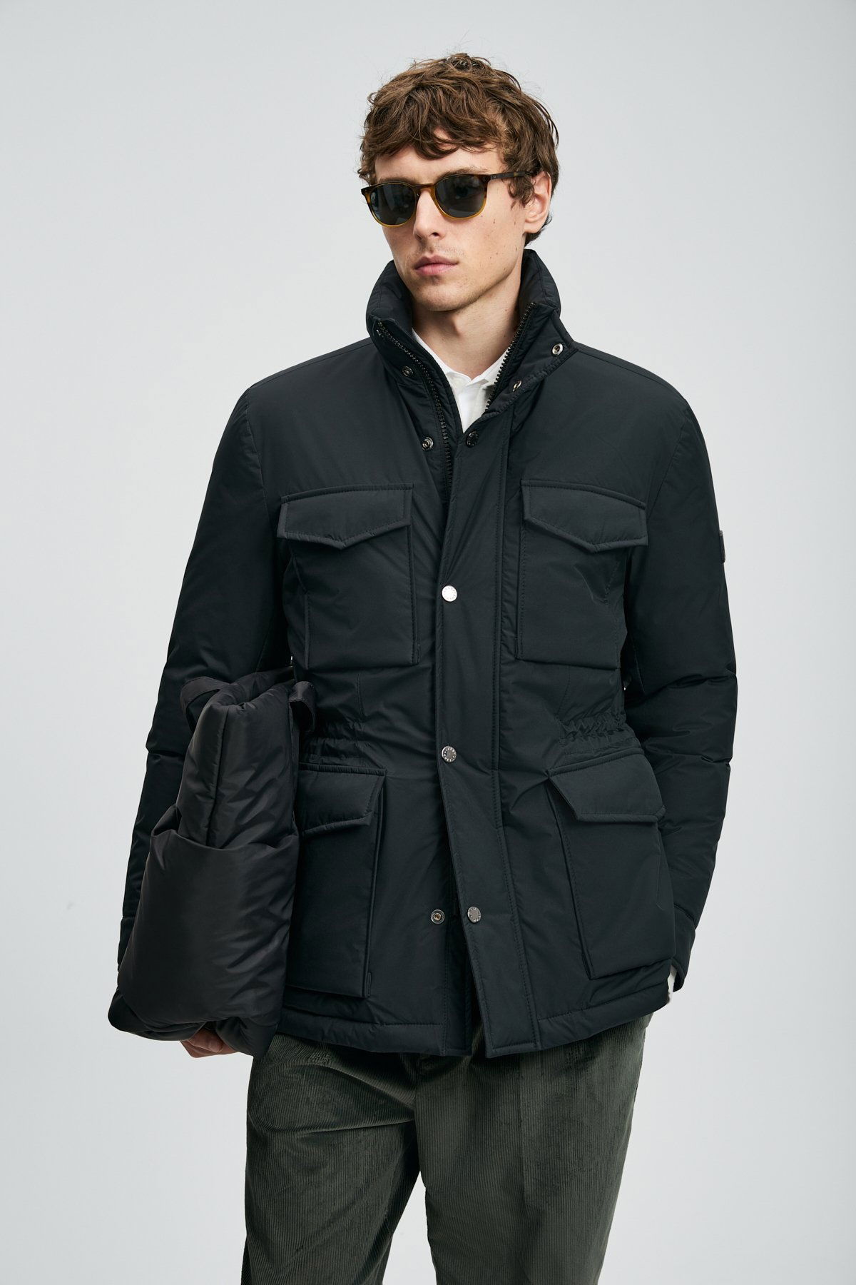 Lufian Erkek Edgar Kaz Tüyü Mont 112120254 Siyah - 1