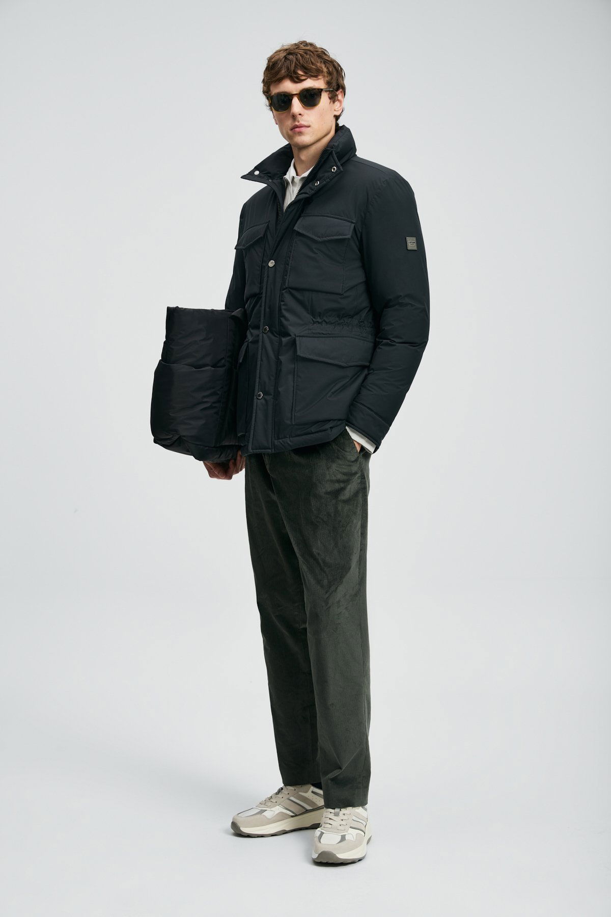 Lufian Erkek Edgar Kaz Tüyü Mont 112120254 Siyah - 2