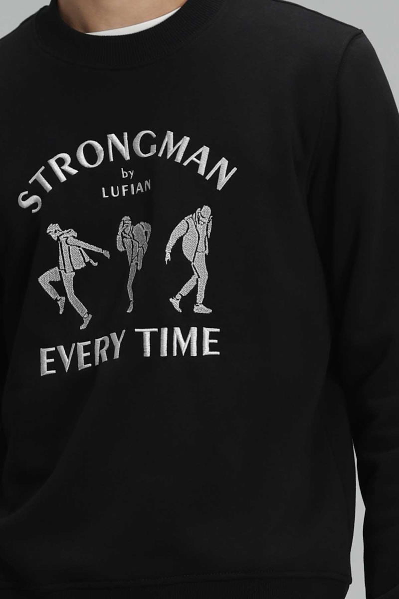 Lufian Erkek Edwın Sweatshirt 627112030076 Siyah - 3