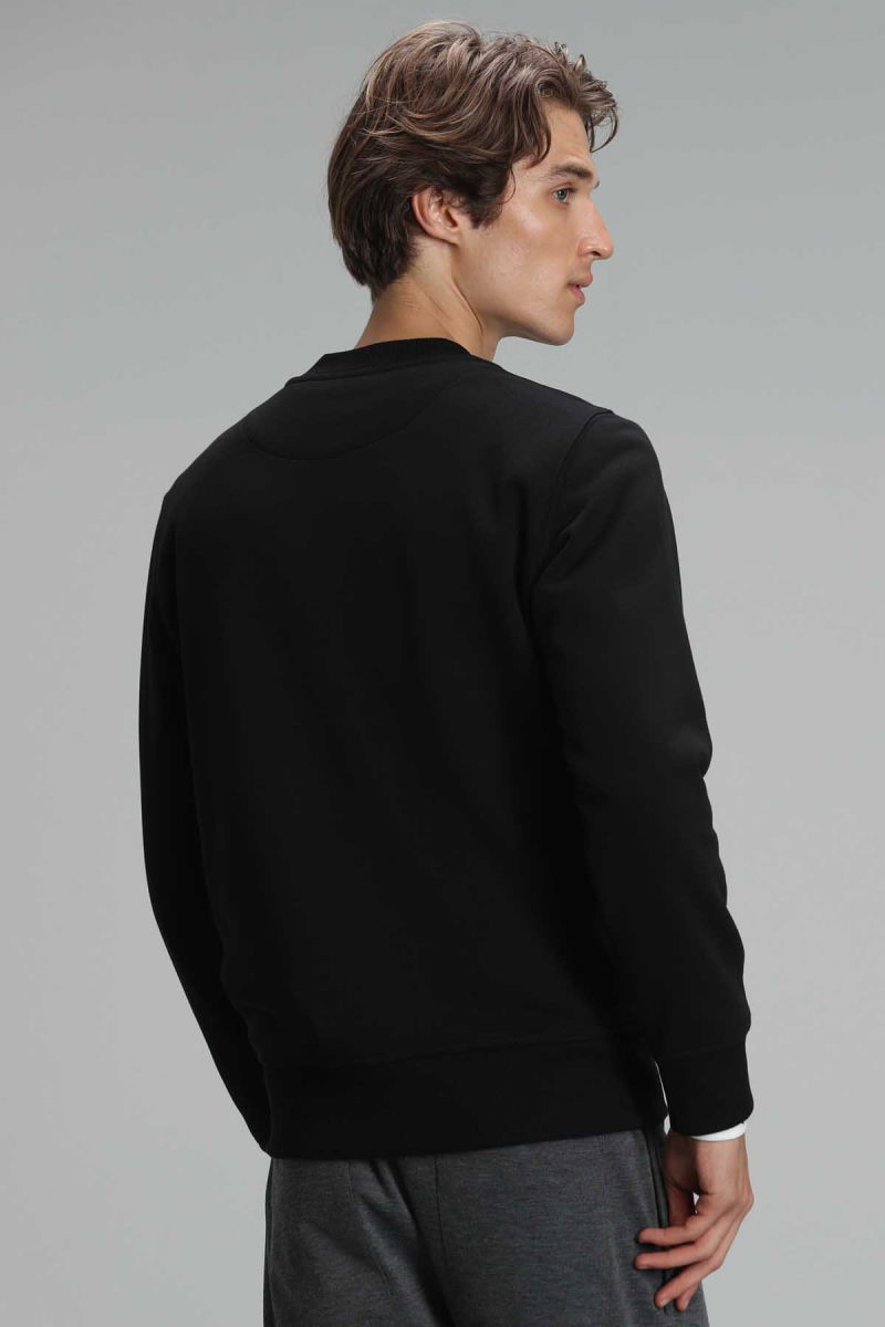Lufian Erkek Edwın Sweatshirt 627112030076 Siyah - 4