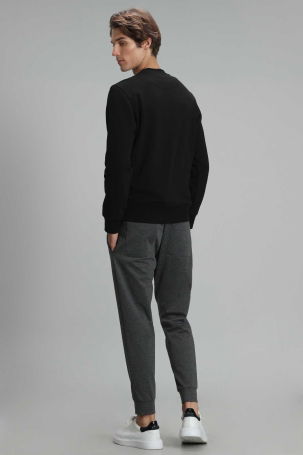 Lufian Erkek Edwın Sweatshirt 627112030076 Siyah - 5
