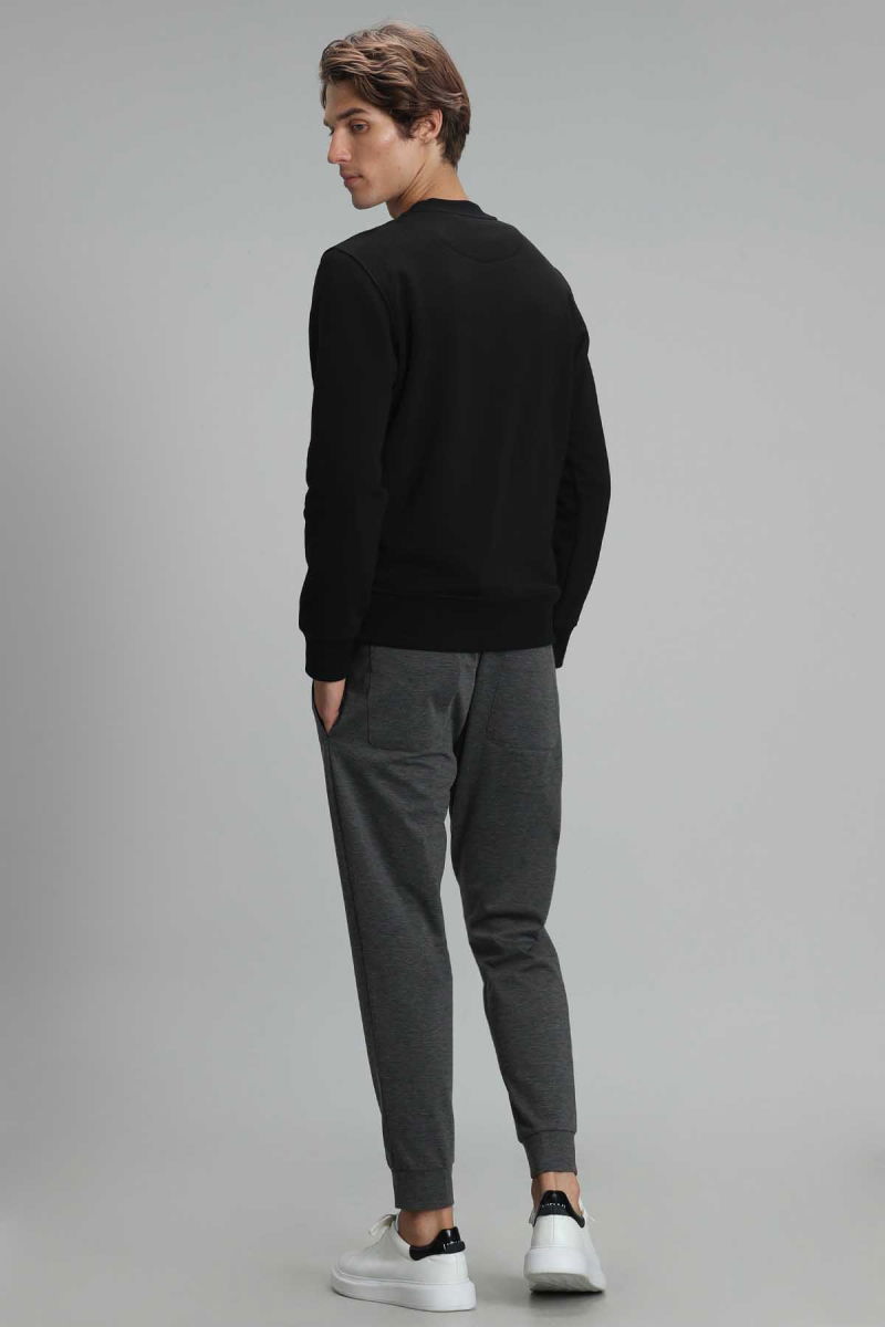 Lufian Erkek Edwın Sweatshirt 627112030076 Siyah - 5