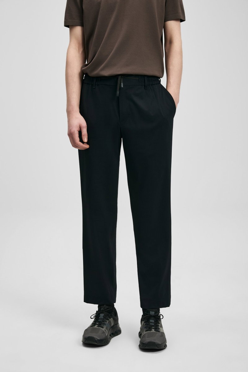 Lufian Erkek Evrıc Smart Slim Fit Chino Pantolon 111190361 Siyah - 3