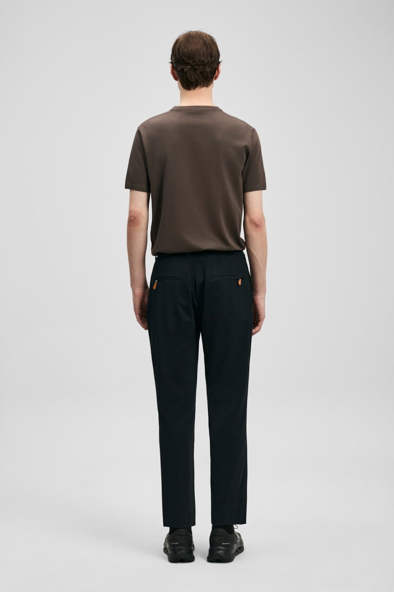 Lufian Erkek Evrıc Smart Slim Fit Chino Pantolon 111190361 Siyah - 5