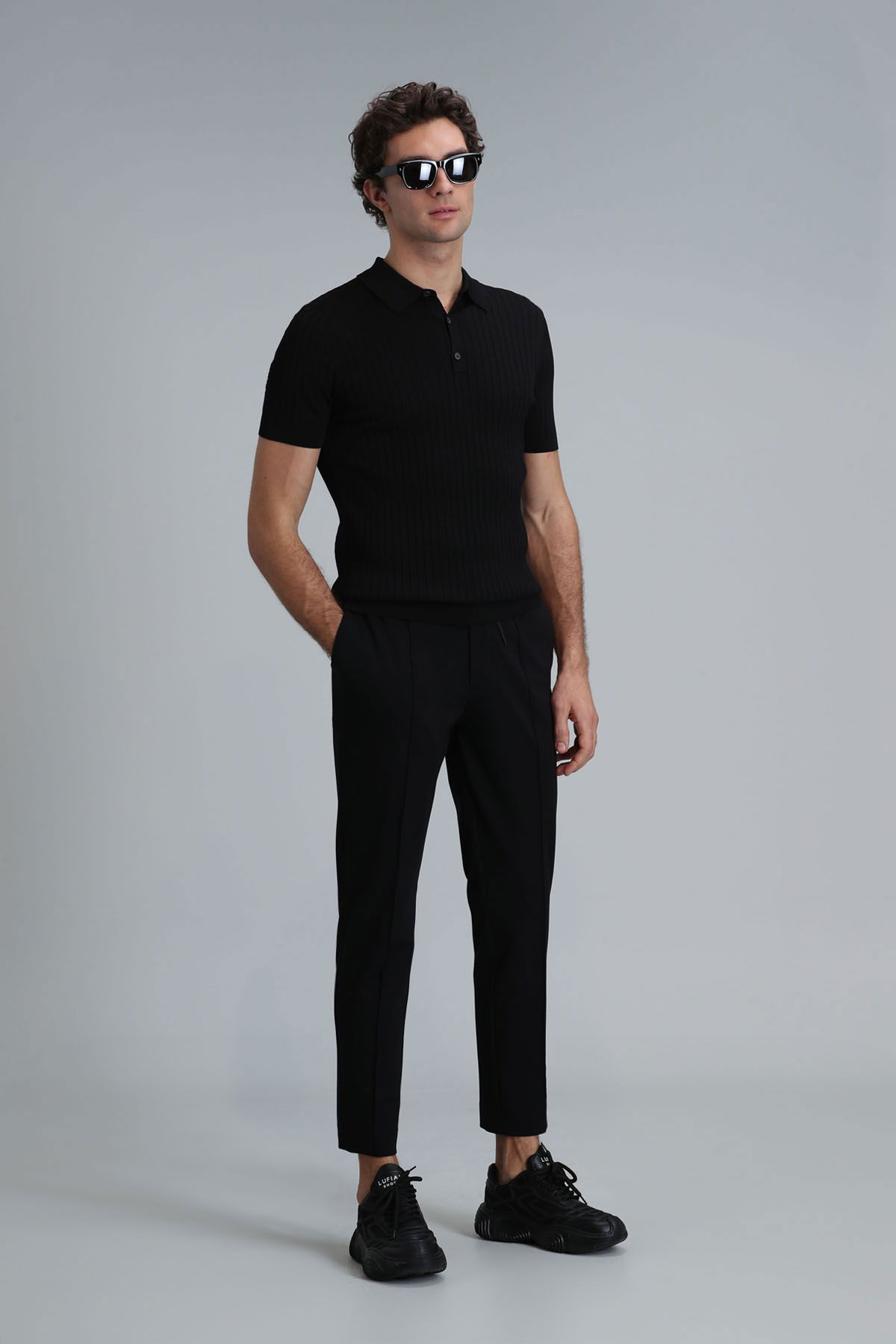 Lufian Erkek Eze Kazak 111090075 Siyah - 2