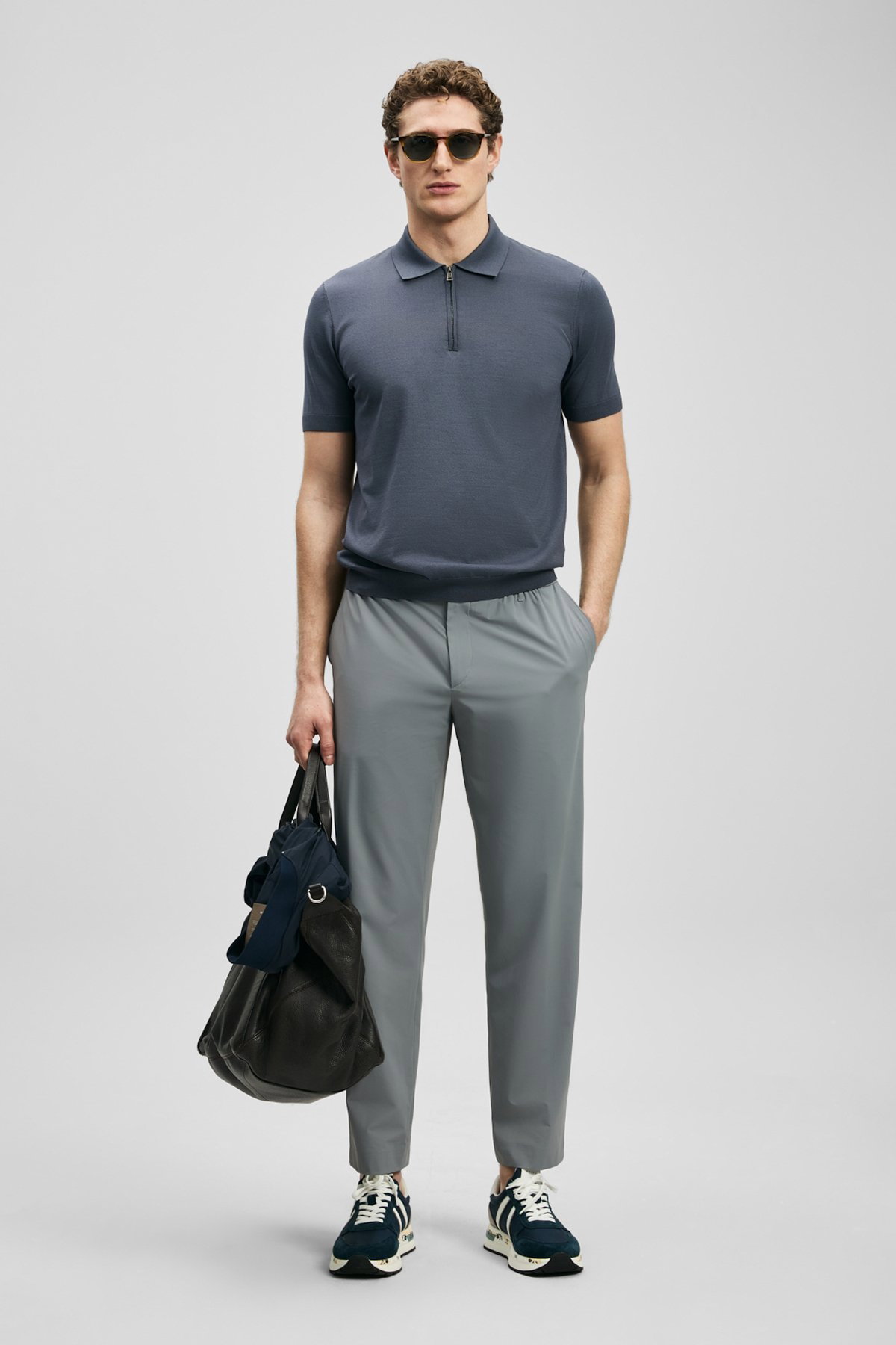 Lufian Erkek Fenrıc Smart Slim Fit Chino Pantolon 111190362 Gri - 2