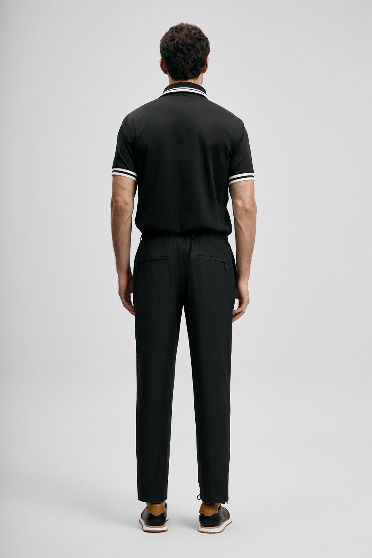 Lufian Erkek Fenrıc Smart Slim Fit Chino Pantolon 111190362 Siyah - 4