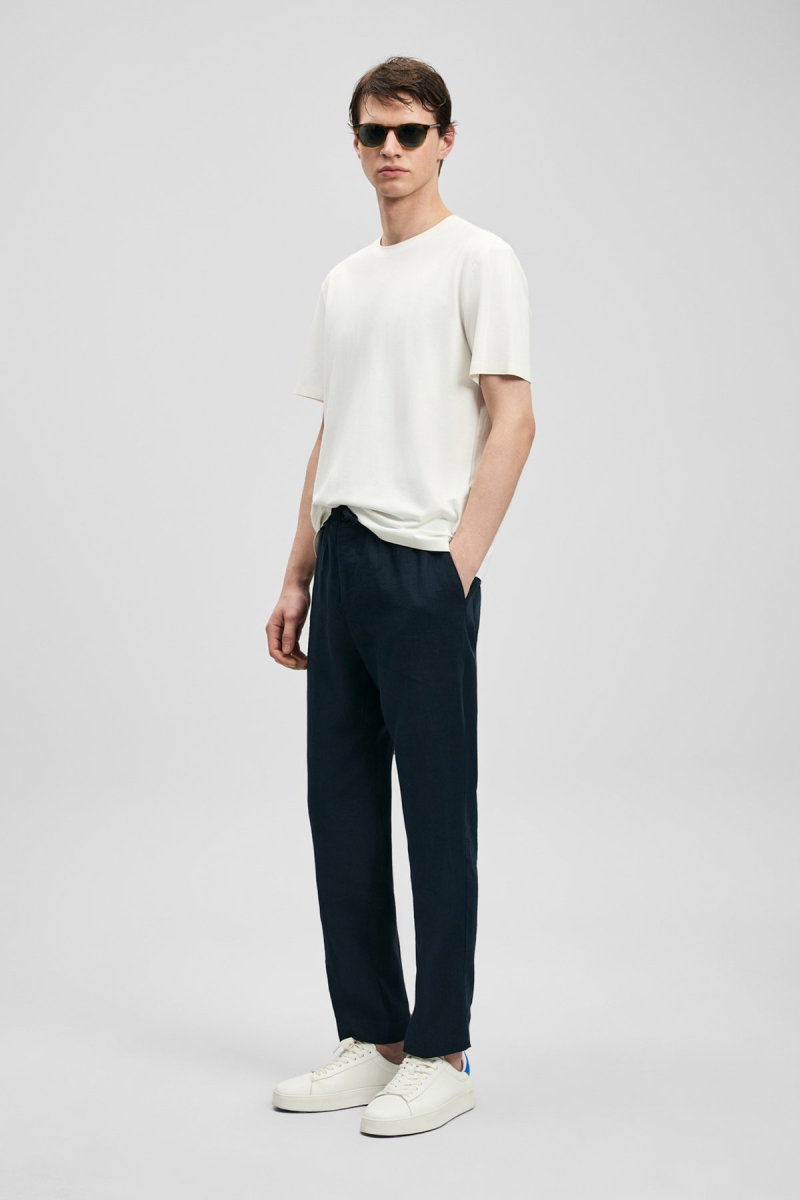 Lufian Erkek Fınto Modern Grafik T-Shirt 111020323 Beyaz - 3