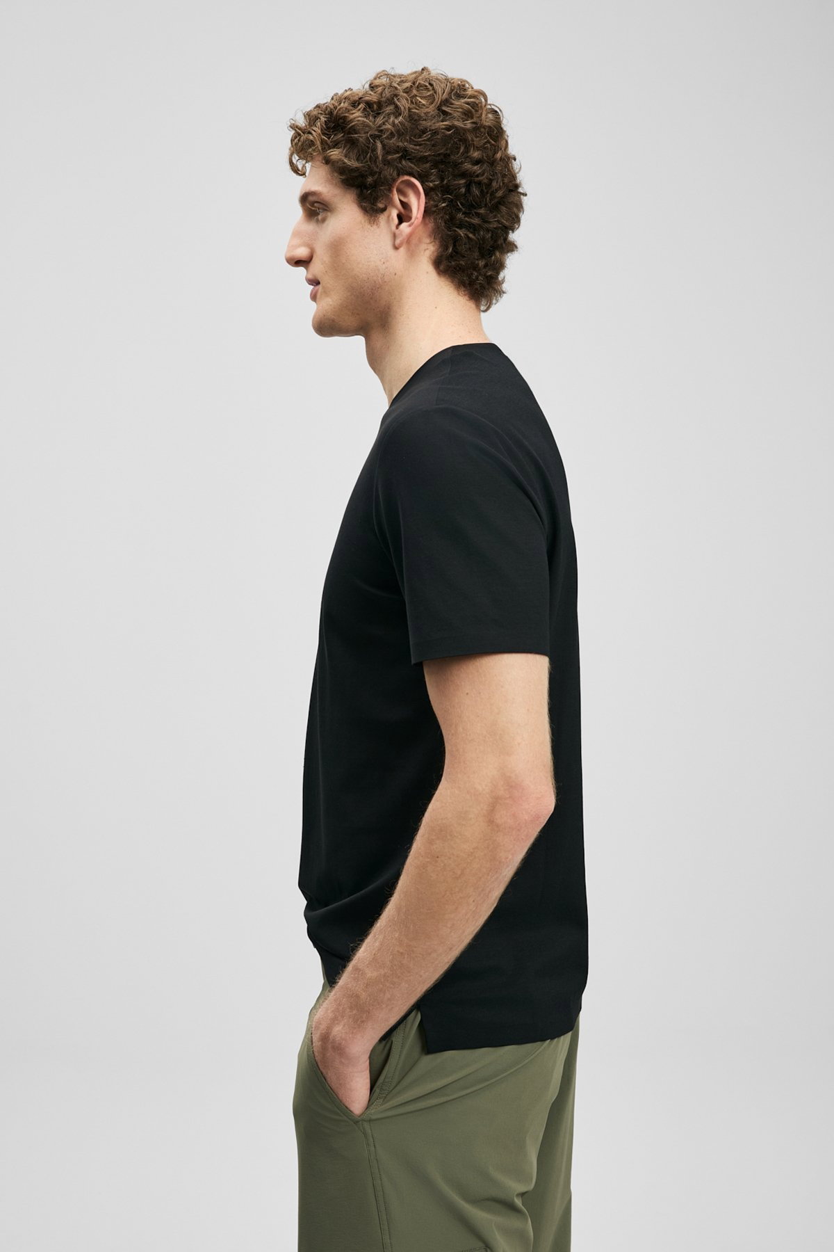 Lufian Erkek Fınto Modern Grafik T-Shirt 111020323 Siyah - 2