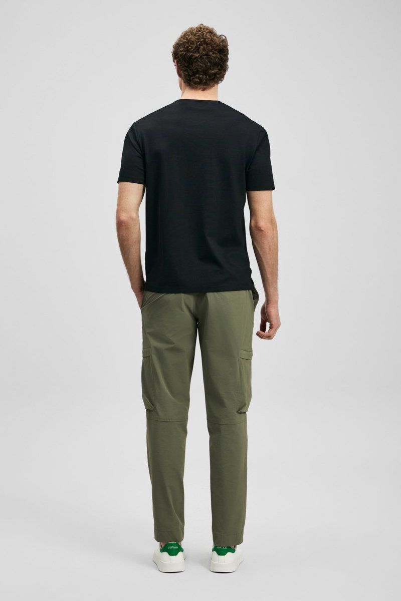 Lufian Erkek Fınto Modern Grafik T-Shirt 111020323 Siyah - 4