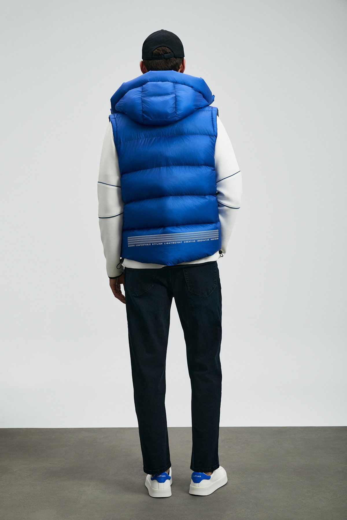 Lufian Erkek Franz Straight Fit Spor Jean Pantolon 112200244 Mavi - 4