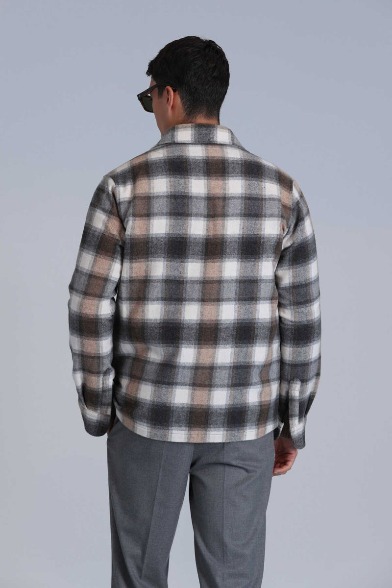 Lufian Erkek Fresher Basic Slim Fit Gömlek 112010658 Kum - 4