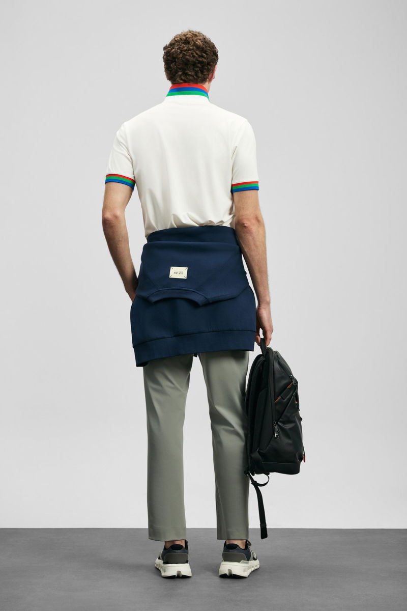 Lufian Erkek Fun Smart Polo T-Shirt 111040231 Kırık Beyaz - 4