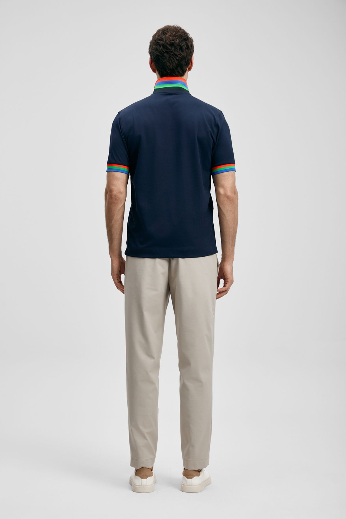 Lufian Erkek Fun Smart Polo T-Shirt 111040231 Lacivert - 4