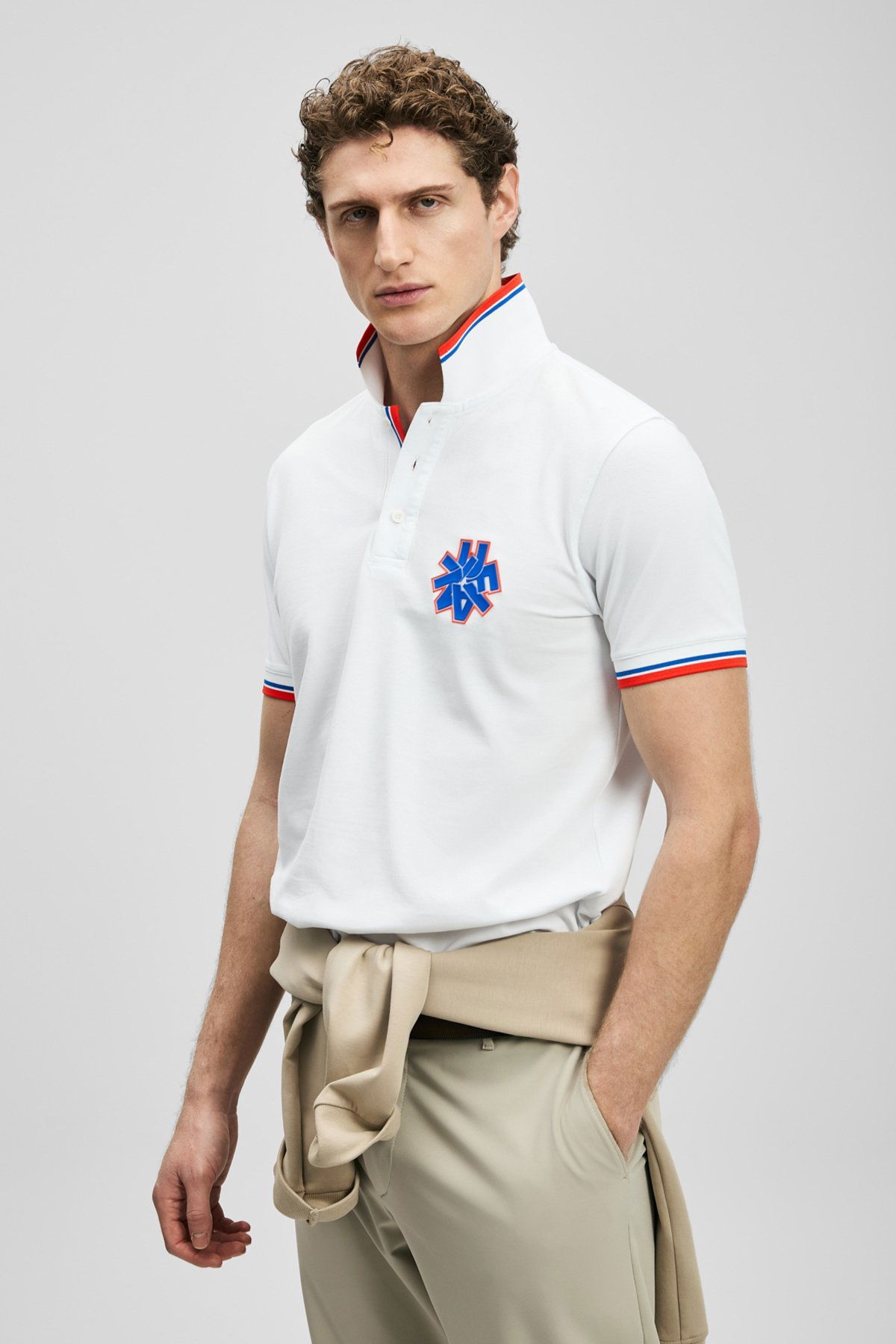 Lufian Erkek Gavın Smart Polo T-Shirt 111040244 Kırık Beyaz - 2