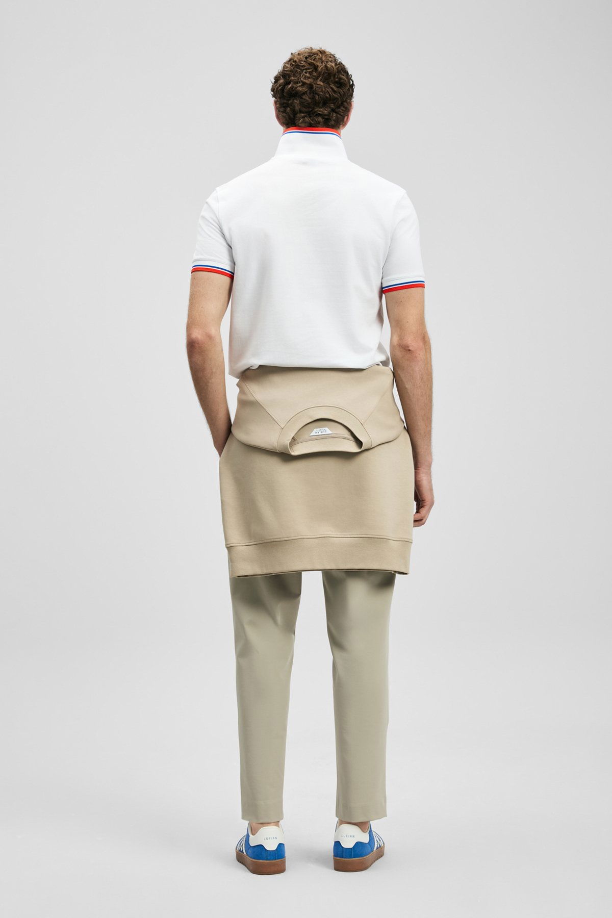 Lufian Erkek Gavın Smart Polo T-Shirt 111040244 Kırık Beyaz - 4