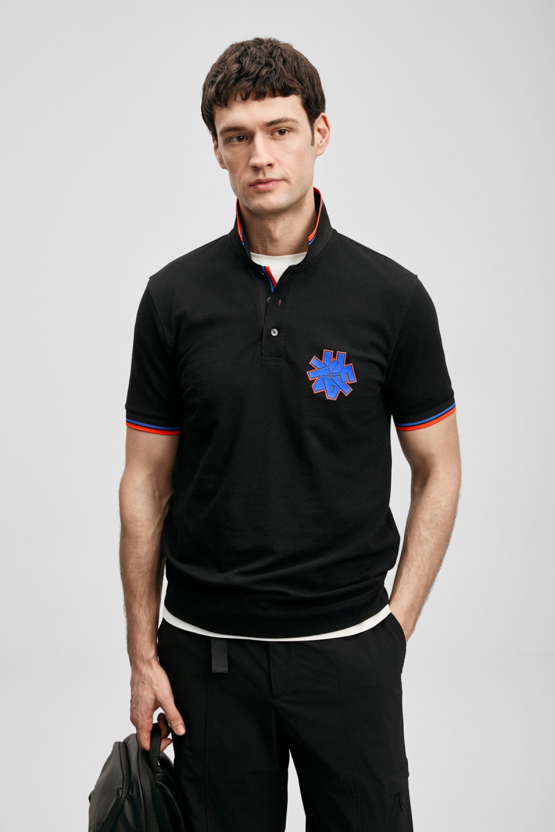 Lufian Erkek Gavın Smart Polo T-Shirt 111040244 Siyah - Lufian