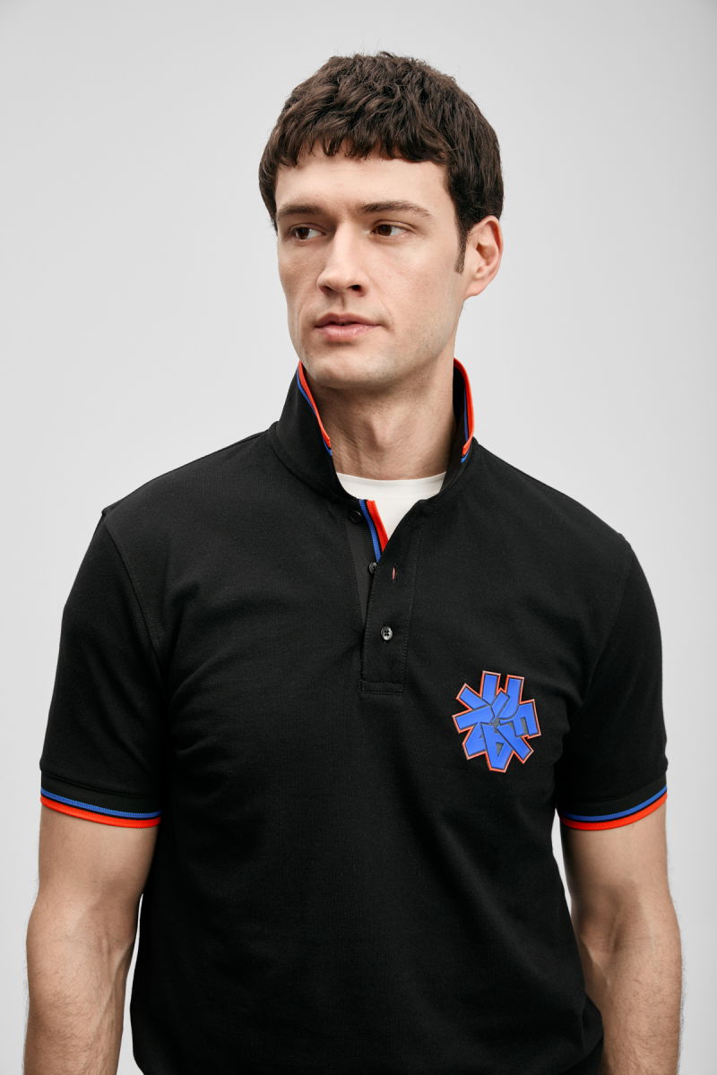 Lufian Erkek Gavın Smart Polo T-Shirt 111040244 Siyah - 3