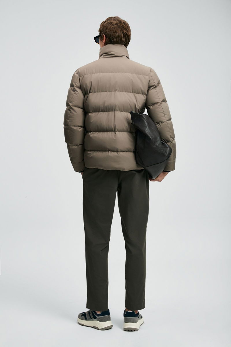 Lufian Erkek Genıous Kaz Tüyü Mont 112120258 Toprak - 4