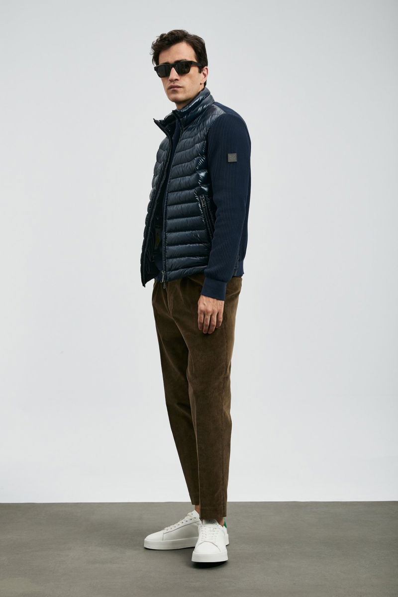 Lufian Erkek Glenn Kaz Tüyü Mont 112120243 Lacivert - 2