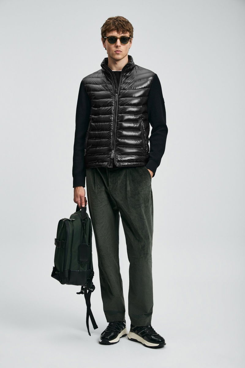 Lufian Erkek Glenn Kaz Tüyü Mont 112120243 Siyah - Lufian