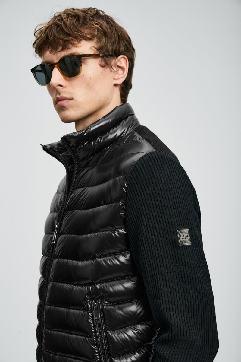 Lufian Erkek Glenn Kaz Tüyü Mont 112120243 Siyah - 3