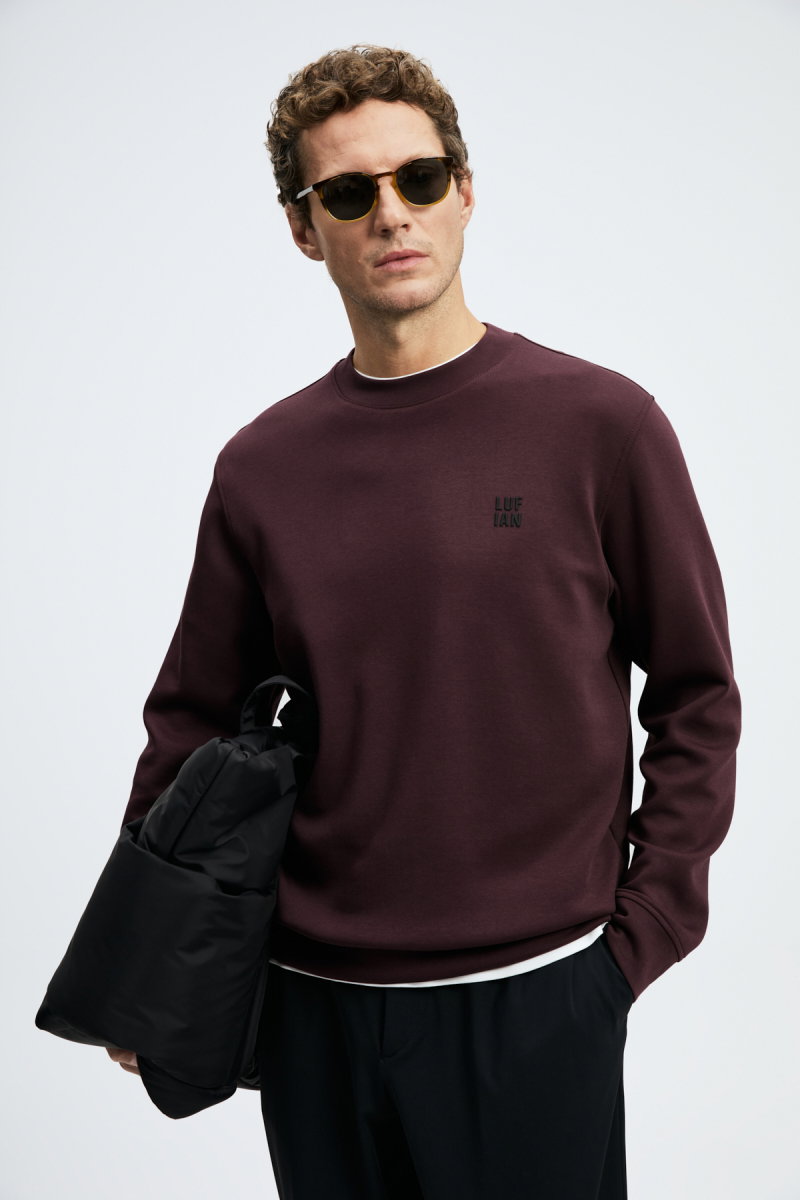 Lufian Erkek Grand Sweatshirt Mor - 2