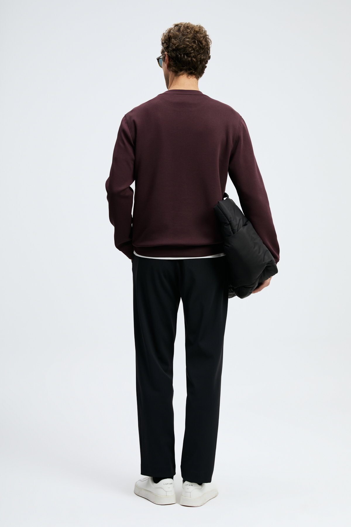 Lufian Erkek Grand Sweatshirt Mor - 5