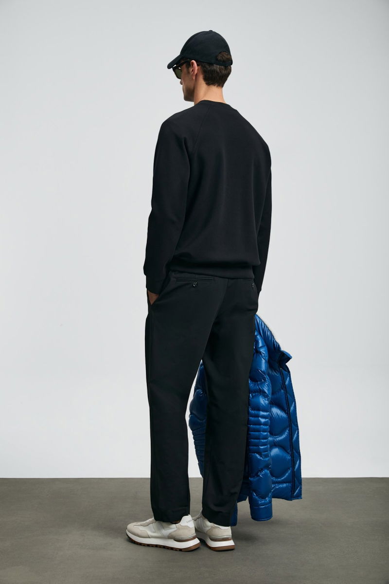 Lufian Erkek Grant Sweatshirt 112030179 Siyah - 4