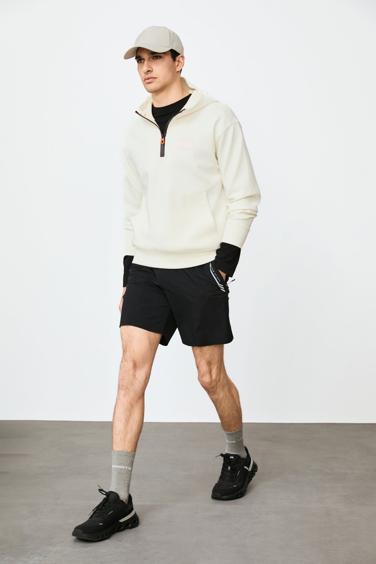 Lufian Erkek Grayson Sweatshirt Kırık Beyaz - 3