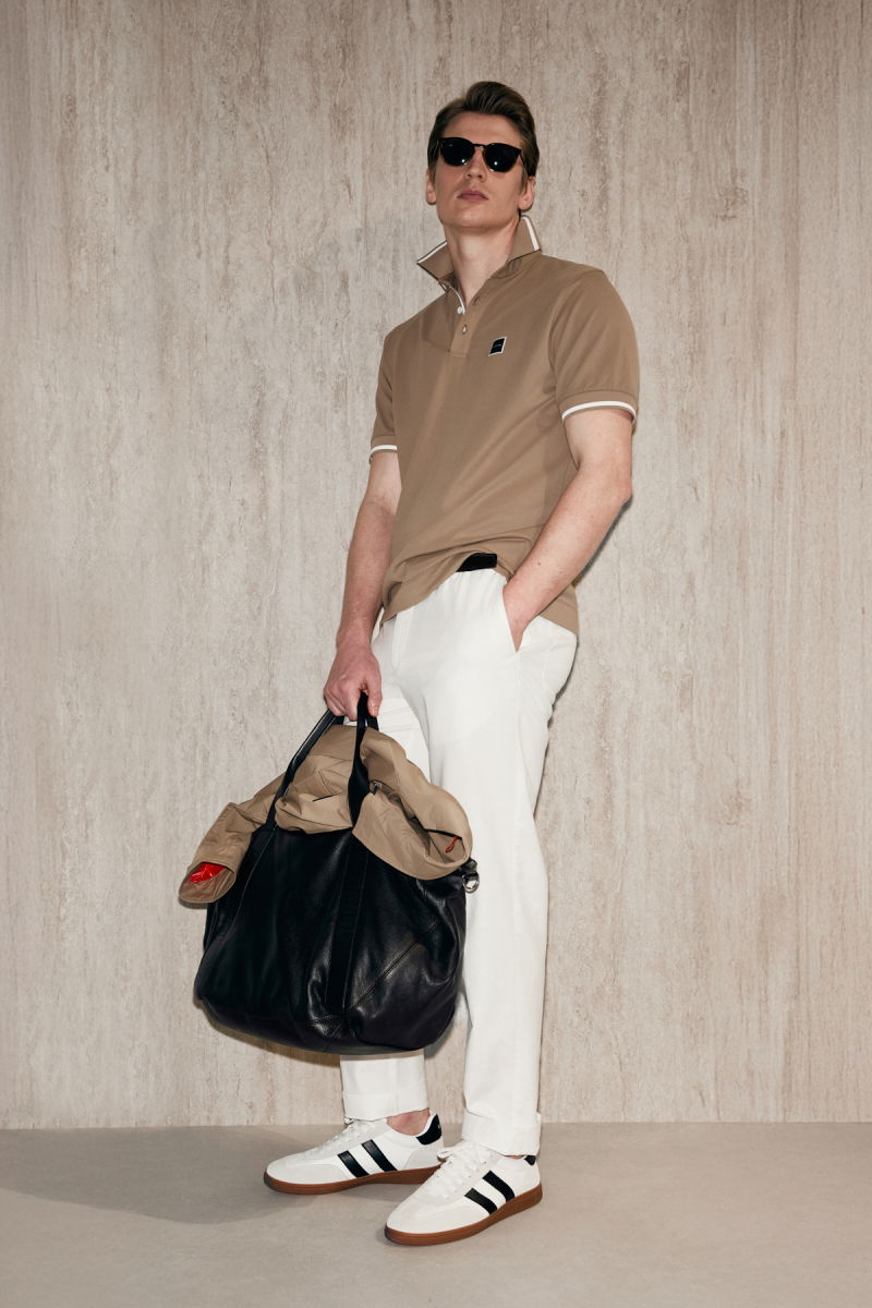 Lufian Erkek Grom Smart Polo T-Shirt 111040232 Toprak - Lufian