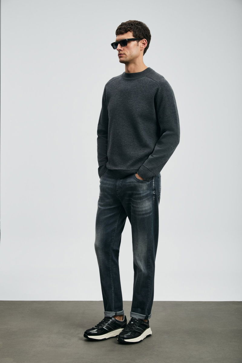Lufian Erkek Hegel Spor Slim Fit Jean Pantolon 112200265 Gri - 3