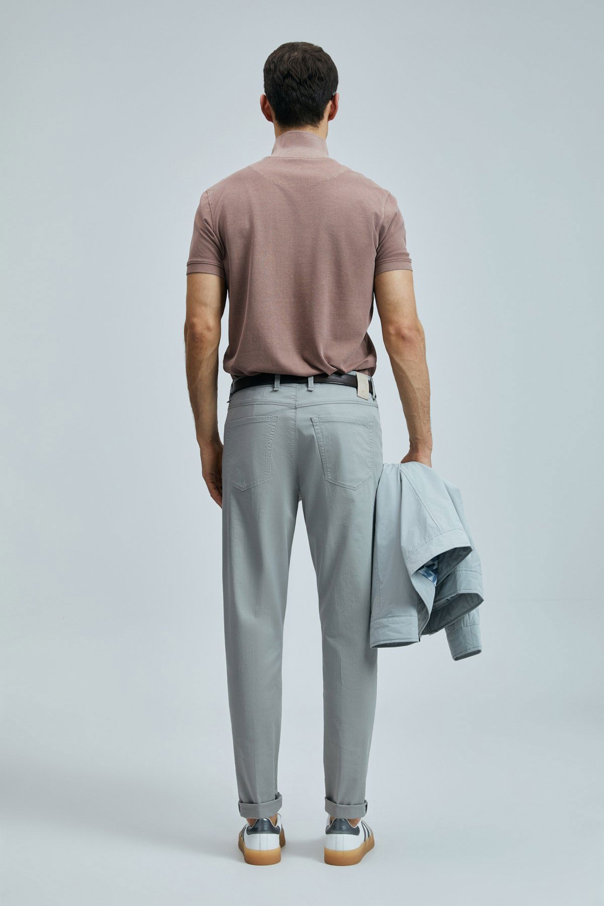 Lufian Erkek Helt 5 Cep Slim Fit Spor Pantolon 111190347 Gri - 4