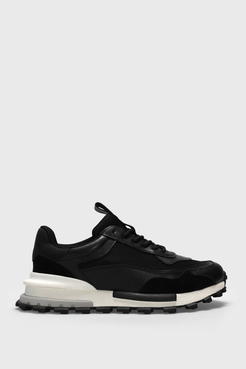 Lufian Erkek Henry Sneaker Ayakkabı 111230265 Siyah - 1
